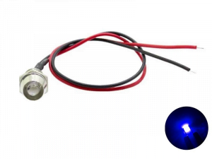 LED inbouw spot BLAUW 12 volt - 24 volt - interieur verlichting - Truckstyling artikel - EAN: 6090546834805