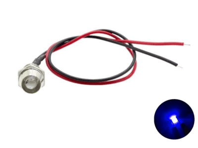 LED Einbau spot BLAU 12 Volt - 24 Volt - Innenbeleuchtung - LKW-Styling Artikel - EAN: 6090546834805