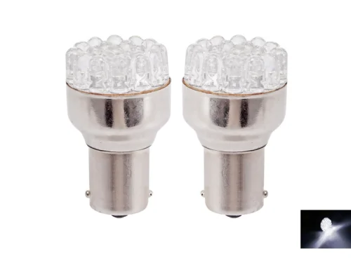 BA15S LED Lampe mit 19 smd in der Farbe WEIß - LED Lampe ist geeignet für LKW, Anhänger und Anhänger - EAN: 6090539531575