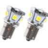 BA15S LED lamp oranje 12 volt - 24 volt voor vrachtwagen, bestelwagen, auto, trailer, aanhanger en meer - EAN: 6090454587534