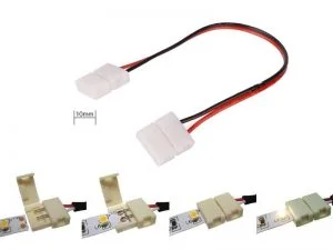 LED strip connecting piece for processing in LED strip in corner. For type 5050 LED strip