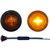 Nedking LED Markierungsleuchte rund orange Einbau - für 12 & 24 Volt Betrieb - 28mm - EAN: 6090553240231
