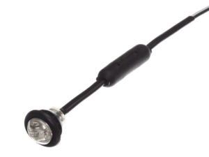 Nedking LED Markierungsleuchte rund weiß Einbauleuchte - für 12 & 24 Volt Betrieb - 28mm - EAN: 6090553275295