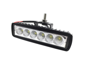 TruckLED LED werklamp plat 18W - geschikt voor 12&24 volt - met aansluitkabel - voor auto, vrachtwagen, aanhangwagen, camper, tractor en meer - EAN: 2000010070251