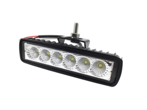 TruckLED LED Arbeitsscheinwerfer flach 18W - passend für 12&24 volt - mit Anschlusskabel - für PKW, LKW, Anhänger, Wohnmobil, Traktor und mehr - EAN: 2000010070251