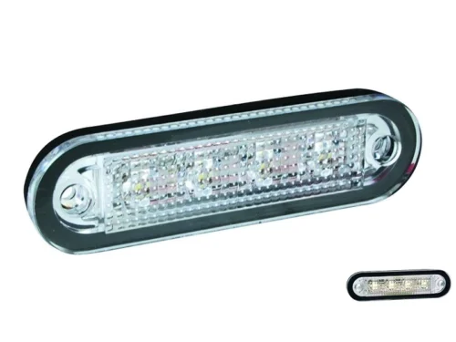 SCI C2-98 LED markeringslamp WIT - contourlamp vrachtwagen, aanhanger, camper, caravan en meer voor 12 volt & 24 volt - EAN: 6090438820893