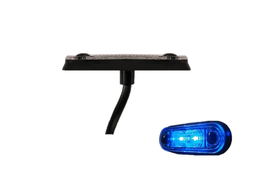 LA quick fit LED lamp BLAUW - interieur lamp voor auto, vrachtwagen, aanhanger, camper, caravan en meer - 12 volt & 24 volt - EAN: 6090544825881