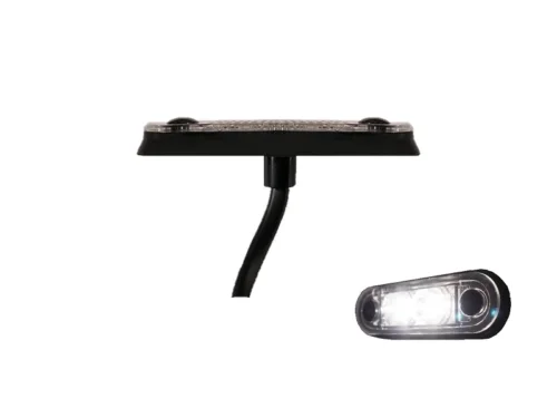 LA quick fit LED markeringslamp WIT - contourlamp vrachtwagen, aanhanger, camper, caravan en meer voor 12 volt & 24 volt - EAN: 6090544716738