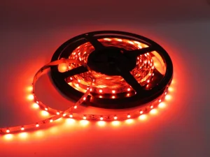 Truck LED strip RED - LED strip for 24 volt use - without silicone layer - length 5 meters - EAN: 6090433492415