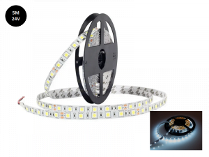 Truck LED strip XENON WHITE 6000K - LED strip for 24 volt use - without silicone layer - length 5 meters - EAN: 6090436552574