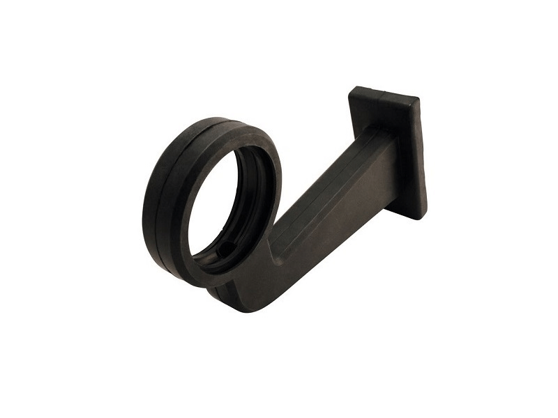 Gylle rubber mounting foot 195mm ANGLE - for Danish side lamp - to be used for Gylle, Strands Viking LED and WAŚ - EAN: 7392847309075