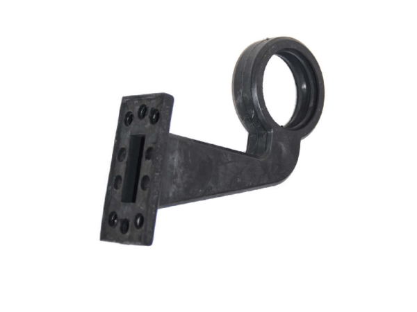 Gylle rubber montagevoet 165mm haaks - voor Deense breedtelamp - te gebruiken voor Gylle, Strands Viking LED en WAŚ - EAN: 7392847209115