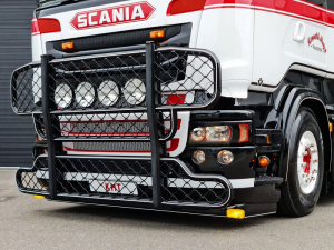 Tagfahrlicht montiert auf Scania 4er Serie - KHT transport Belgium