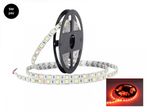 Rode LED strip 24 volt - te gebruiken in uw vrachtwagen interieur - LED strip met silicone laag - EAN: 6090438282295