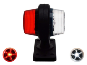 Gylle Dänische LED Lampenbreite für 12 & 24 Volt verwenden Xenon weiß - rot - Breite Lampe LKW - Breite Lampe Anhänger - Breite Lampe Stoßstange