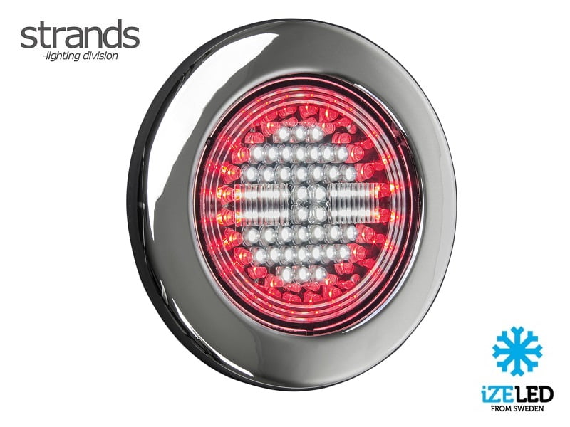 1 x RED REAR HALOGEN FOG TAIL LIGHT LAMP 12//24V TRUCK CAR TRAILER VAN E-MARKED
