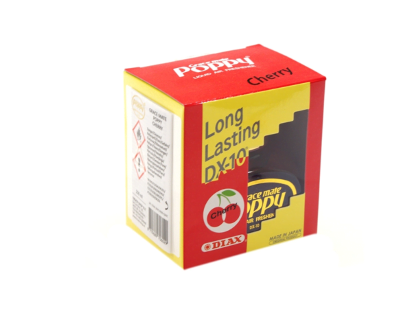 Poppy Grace Mate Cherry - luchtverfrisser voor auto, vrachtwagen, kantoor, woonkamer, slaapkamer en meer - long lasting smell van minimaal 3 maanden - EAN: 8719689706029