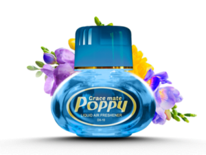 Poppy Grace Mate Freesia - Lufterfrischer für Auto, LKW, Büro, Wohnzimmer, Schlafzimmer und mehr - lang anhaltender Geruch von mindestens 3 Monaten - EAN: 8719689706081