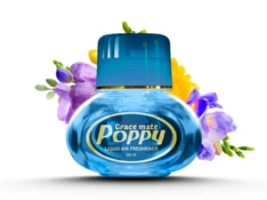 Poppy Grace Mate Freesia - Lufterfrischer für Auto, LKW, Büro, Wohnzimmer, Schlafzimmer und mehr - lang anhaltender Geruch von mindestens 3 Monaten - EAN: 8719689706081