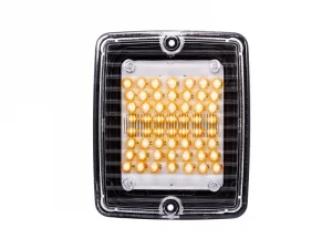 Strands IZE LED Warnleuchte - LED Blitzleuchte mit Klarglas - LED Blockleuchte - EAN: 7323030001261