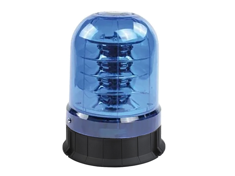 Strands LED Rundumleuchte blau Glas - All Day Led - für 12&24V