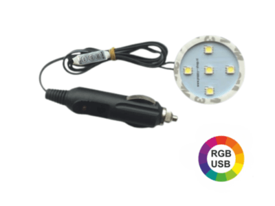 Poppy LED ring RGB - met aanstekerplug