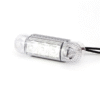 WAŚ W61 LED marker light white - clear glass - marker light suitable for 12 and 24 volt use - applicable on trailer, truck, trailer, camper, caravan, tractor and more - EAN: 5907465127189