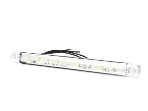 LED marker lamp white WAS large model - car, truck, trailer, trailer, camper or caravan for 12 volts and 24 volts EAN: 5901323111723