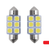 Festoon LED Soffittenlampe 41mm für 24 Volt Betrieb - Farbe ROT - EAN: 6090542591566