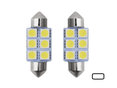 Festoon LED Soffittenlampe 41mm für 24 Volt Betrieb - Farbe 6000K Xenon Weiß - EAN: 6090543093045