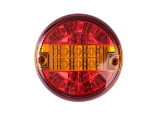 Obo LED hamburger achterlicht voor 12 & 24 volt gebruik - opbouwmontage met schuifstekker - voor aanhanger, tractor, vrachtwagen, camper en meer - EAN: 2000010029891