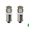 BA9S LED Lampe grün - geeignet für 24 Volt Betrieb - Innenbeleuchtung für LKW, Wohnmobil und mehr - mit 5 SMD LED's - EAN: 6090555270212