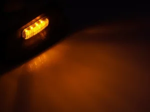 Volvo LED top lamp orange type 1 RIGHT - suitable for mounting without spotlights - Volvo FM, FH4, FH4B, FH5 and Volvo FH16 globetrotter - 24 volt LED lighting