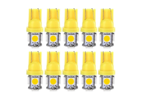 T10 led Lampe gelb 24V - Vorteilspackung 10 Stück - für 24 Volt Einsatz - EAN: 6090537048037