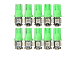 T10 led lamp green 24V - value pack 10 pieces - for 24 volt use - EAN: 6090537331337