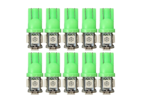 T10 led lamp green 24V - value pack 10 pieces - for 24 volt use - EAN: 6090537331337
