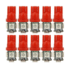 T10 LED Lampe rot 24V - Vorteilspackung 10 Stück - für 24 Volt Betrieb - EAN: 6090537210298