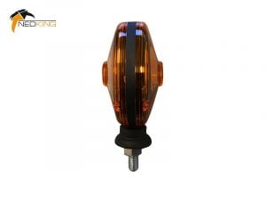 Nedking spiegellamp oranje glas - Hella PABLO uitvoering - hulpknipperlicht - EAN: 6090431980976