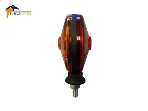 Nedking mirror lamp orange - red - Hella PABLO version - auxiliary flasher - EAN: 6090431745728