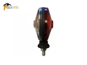 Nedking mirror lamp clear - red - Hella PABLO version - auxiliary flashing light - EAN: 6090431347397