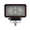 LED Arbeitsscheinwerfer 24W - RECHTECKIG / QUADRATISCH - für 12&24 Volt Betrieb - zur Montage an deinem Auto, LKW, Anhänger, Traktor, Gabelstapler und mehr - EAN: 2000010062065