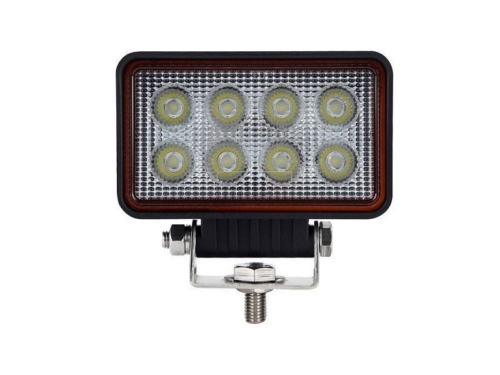 LED Arbeitsscheinwerfer 24W - RECHTECK / QUADRAT - für 12&24 volt gebraucht - zur Montage an Ihrem PKW, LKW, Anhänger, Traktor, Gabelstapler und mehr - EAN: 2000010062065