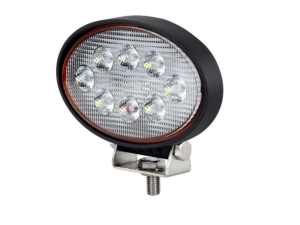 LED werklamp 24W - OVAAL - voor 12&24 volt gebruikt - te monteren op uw auto, vrachtwagen, aanhanger, tractor, heftruck en meer - EAN: 2000010062096