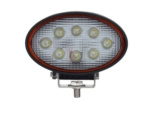 LED Arbeitslampe 24W - OVAL - für 12&24 volt gebraucht - zur Montage an Ihrem PKW, LKW, Anhänger, Traktor, Gabelstapler und mehr - EAN: 2000010062096