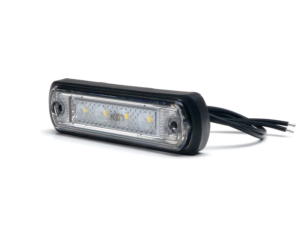 WAŚ W189 LED marker lamp white for 12 and 24 volt use - contour lighting EAN: 5903098109707