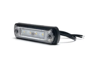 WAŚ W189 LED markeringslamp wit voor 12 en 24 volt gebruik - contourverlichting EAN: 5903098109707