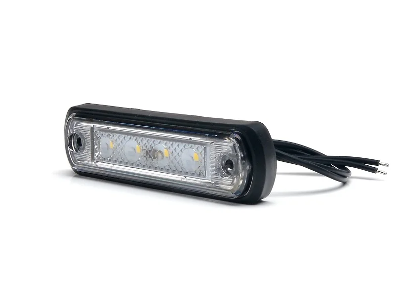 WAŚ W189 LED marker light white for 12 and 24 volt use - contour lighting EAN: 5903098109707