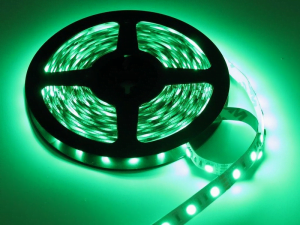 24 Volt LED Streifen grün für LKW - 2.5 mit Silikonschicht IP65 - EAN: 6090444511549