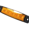 Dasteri 6 LED Markierungsleuchte orange für 24 Volt Betrieb - LKW Beleuchtung - Anhängerbeleuchtung - Seitenmarkierung - EAN: 6090541195123