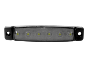 Dasteri 6 LED markeringslamp wit voor 24 volt gebruik - vrachtwagen verlichting - trailer verlichting - EAN: 6090541019047